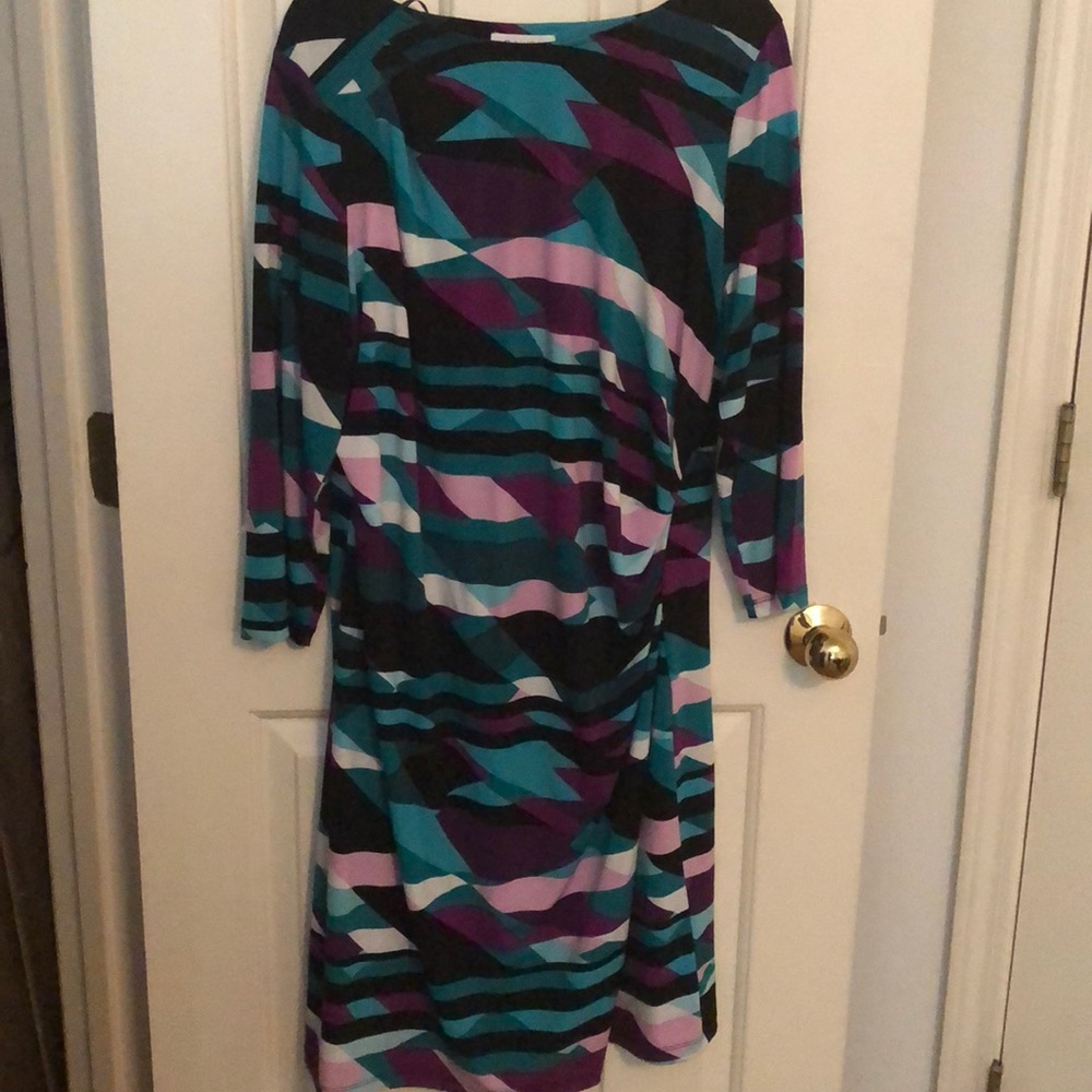 Calvin Klein Plus Size Printed Dress